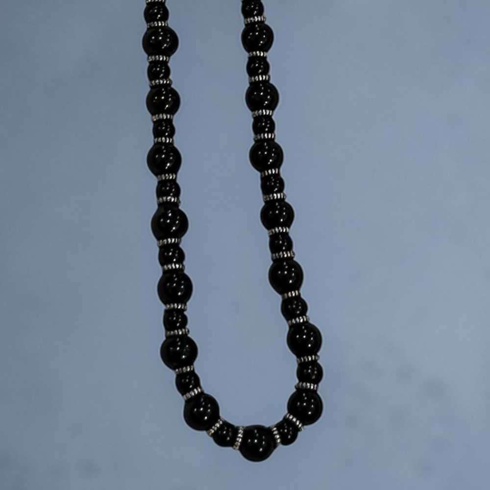 Handmade Beaded Gemstone Necklace